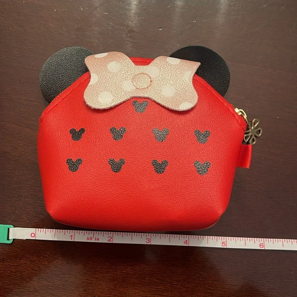 Red Minnie Mouse Coin Purse new